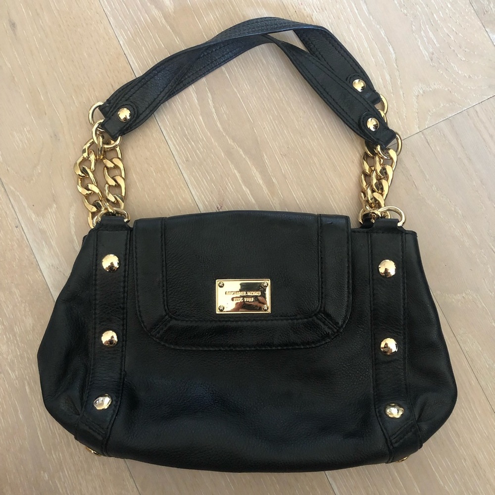 Michael Kors Black Leather Purse